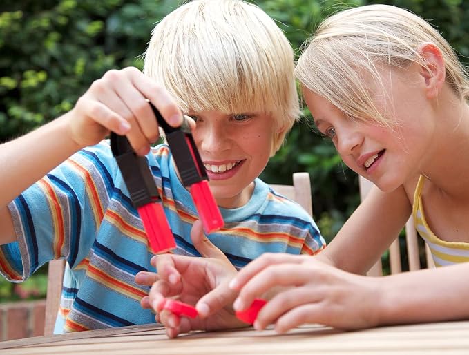 4M Magnet Science Kit - 10 Magnetic Experiments & Games (over 25 pieces to Build & STEM Learn From) - Power the Racer with a Magnet, Levitate a Magnet, Magnetic Yacht & Fishing, Boys & Girls, Age 8+