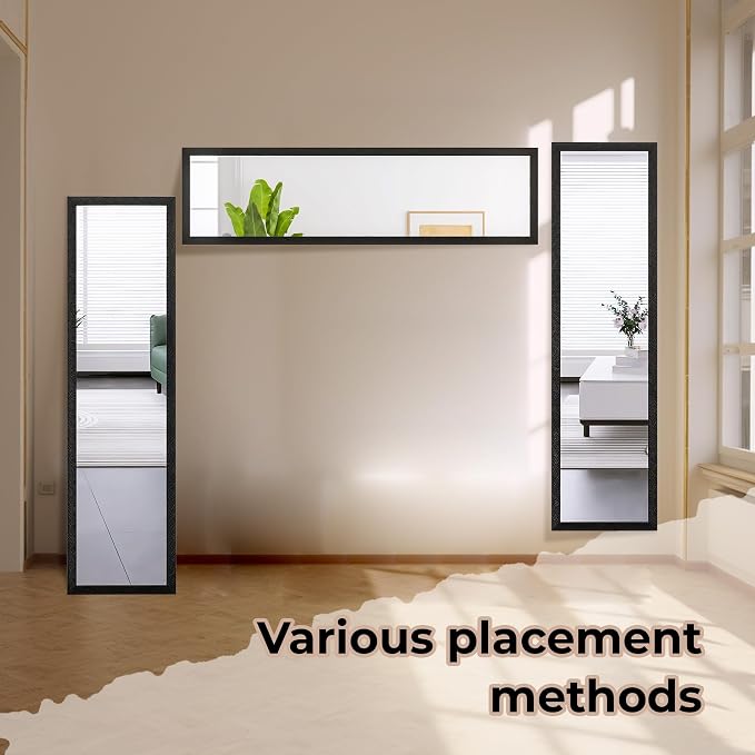 LFT HUIMEI2Y Door Mirror Full Length, Wall-Mounted Mirror Rectangle Tall