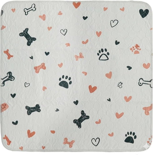 PUPIBOO Washable Pee Pads for Dogs and Cats - Super Absorbent Reusable Puppy Training Pads - 100% Waterproof, Leak-Proof & Non-Slip Whelping Pads for Pet Housebreaking