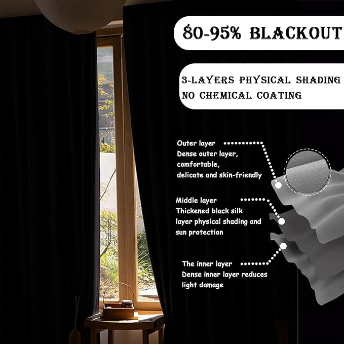 Room Divider Curtains for Ceiling Track Rod, 15 ft Wide x 7 ft Tall, 1 Panel