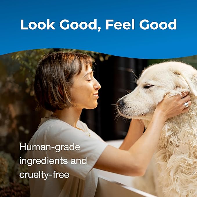 Pet-Ag Fresh ’n Clean Oatmeal ’n Baking Soda Conditioner, Tropical Breeze Scent (15:1 Concentrate) - 1 Gallon - Gently Cleans, Soothes & Deodorizes Dogs with Vitamin E & Aloe Vera - Soap Free