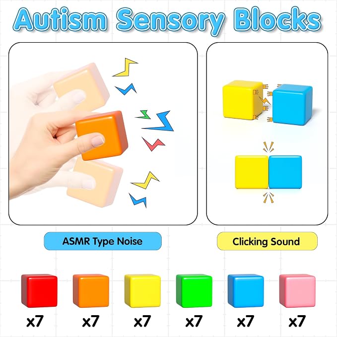 Apluses 42PCS Magnetic Blocks, Gifts for 3 4 5 6 Year Old, Magnet Building Blocks for Kids, Girls & Boys, Sensory - Montessori - Autism - Magnetic Toys for Kids Ages 3-5 4-8