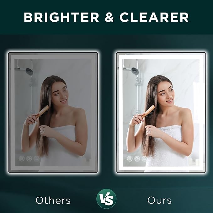 LED Bathroom Mirror 24"x 32"