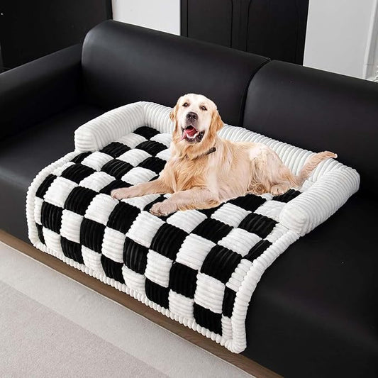 Dog Couch Cover Protector, Pet Couch Covers for Sofa, Washable Pet Bed Couch Cover, Pet Friendly Sofa Cover for Large Dogs, Furniture Protector Pet Sofa Mat for Dogs and Cats, with Anti-Slip Bottom