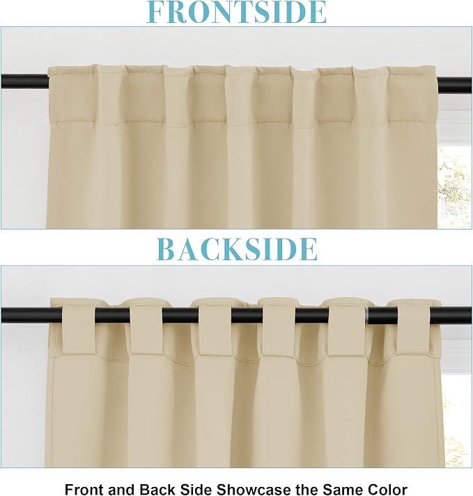 RYB HOME Small Window Curtains