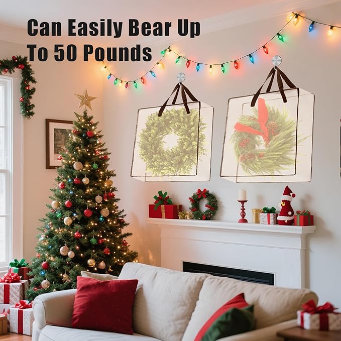 Wreath Storage Bag 4-Pack, 26 Inches 95 L Wreath Storage Container for Home Storage, Storage Bag for Spring Summer Christmas Wreath Decorations or Clothing Blanket Comforters Bed Sheets Pillows