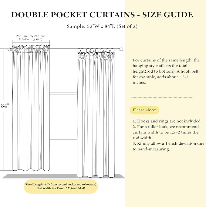 NICETOWN Olive Green Velvet Blackout Curtains 80 inch Long