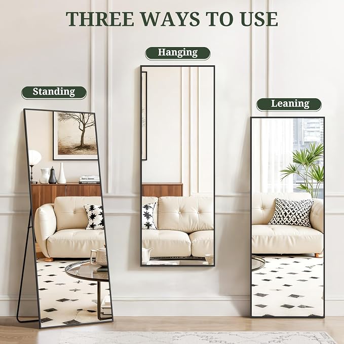 Mirror Full Length 59"x16" Full Body Floor Mirror