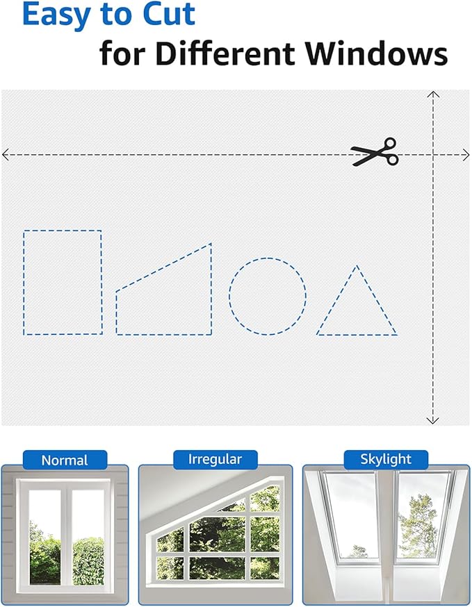 Sumobaby Blackout Curtains for Bedroom 42"x36" Portable No Drill Black Out Window Cover with Upgraded Hook&Loop Tapes,100% Blackout Shades,Thermal Insulated Blinds for Bedroom,Nursery(1 Panel,White)