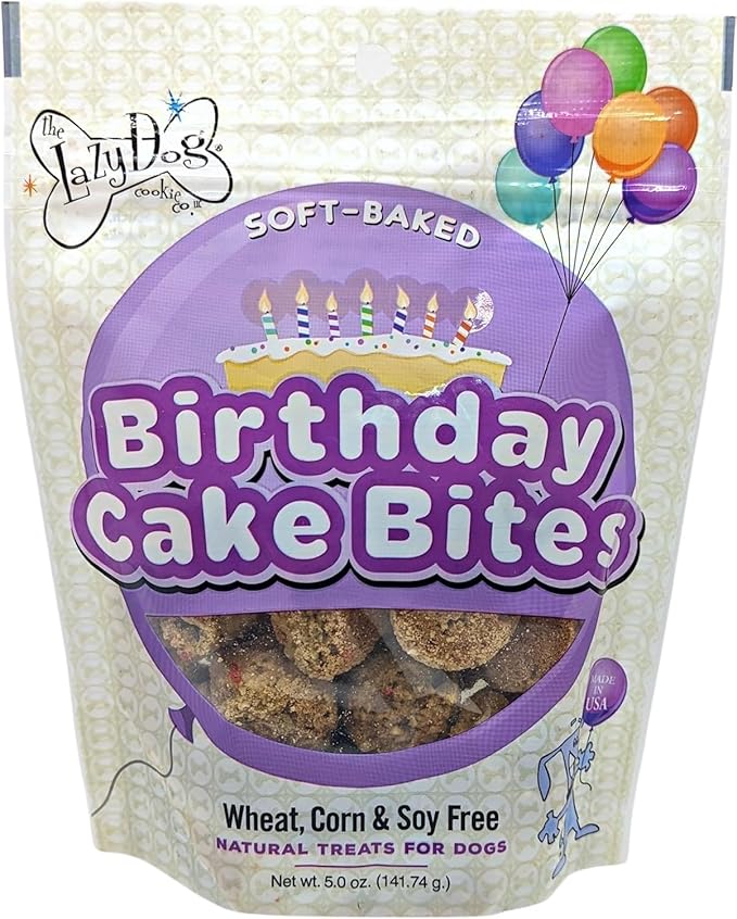 The Lazy Dog Cookie Co. Mutt Mallows Soft Baked Dog Treats, Wheat, Corn & Soy Free, Baked in The USA, 5 oz Cost Saving Variety Bundle (Pack of 3)