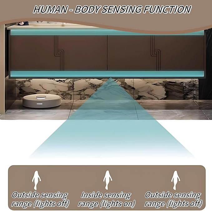 78IN Bathroom Vanity Set with Sink, Smart Defogging Vanity Mirror with 2 Light Strips | with Motion Sensing Light Strips, Bathroom Double Vanities with Sink Includes 2 Drawers (Mirror)