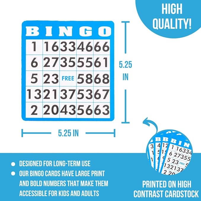 Regal Bingo Deluxe Game Set for Adults and Kids - Includes 8 Inch Wheel Cage, 75 Balls, Master Board, 50 Cards and Colorful Chips - Fun Family Game Night