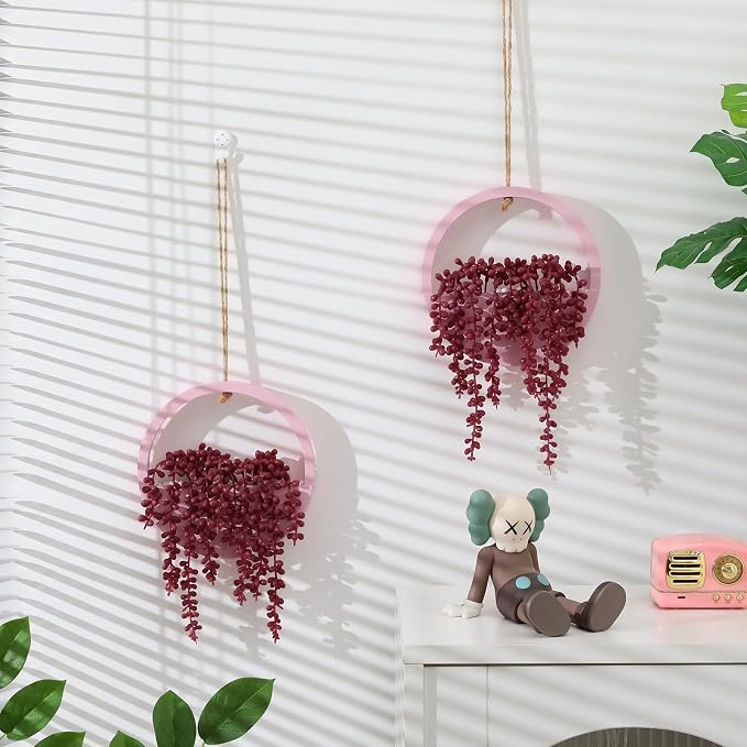 Artificial Hanging Plants Hanging Planter Fake Succulents Artificial String of