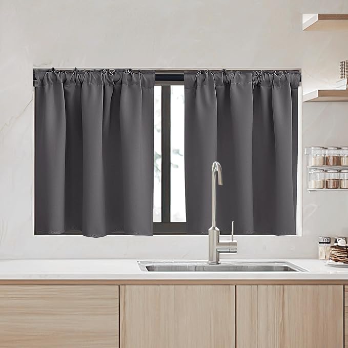 RYB HOME Kitchen Window Curtains
