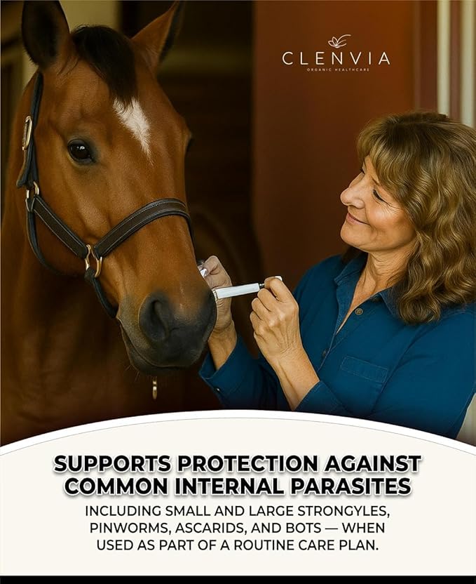 Horse Paste 1.87% – Apple Flavored Wormer – 6.08g Tube – Treats Up to 1250 lb (4 Pack)