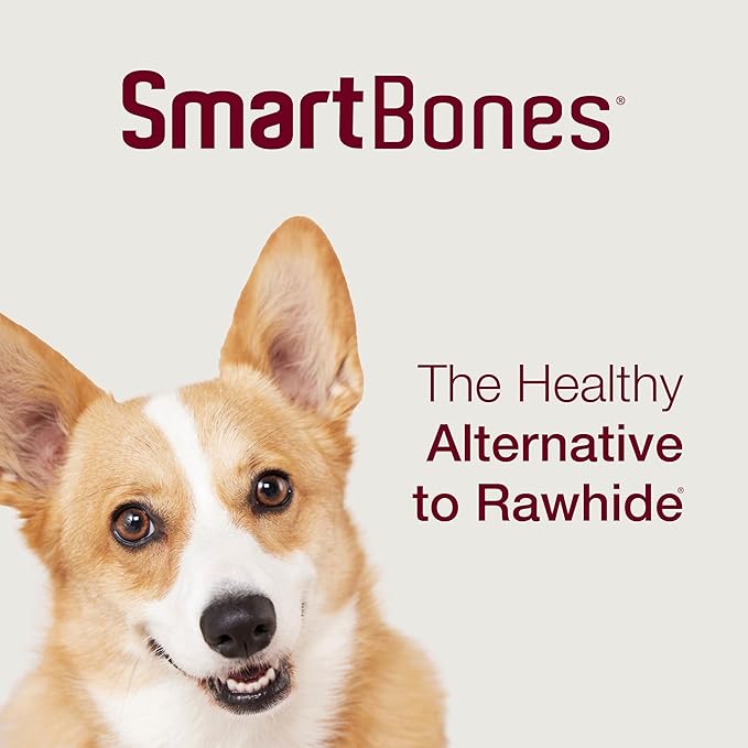 SmartBones Mini Bones with Real Chicken, 16 Count, Rawhide-Free Chews for Dogs