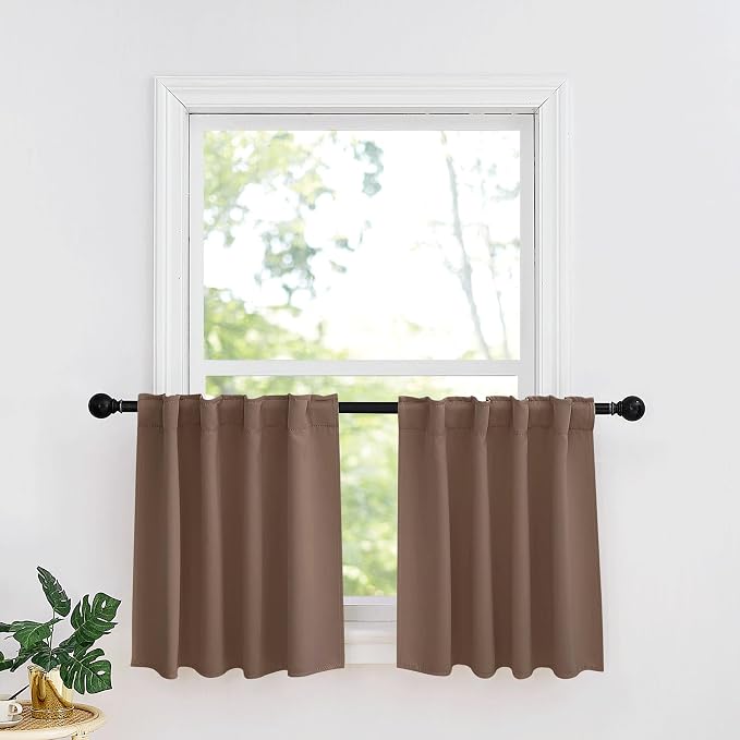 RYB HOME Small Window Curtains