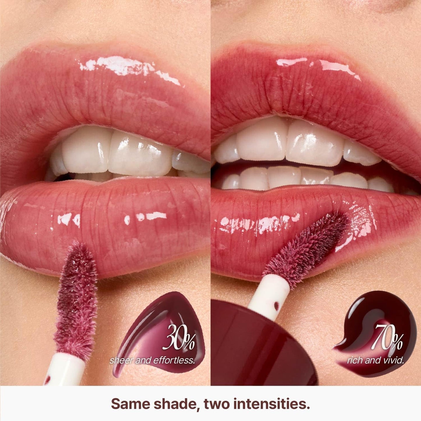 3D Voluming Gloss 70% (Rich) | Scotch 70% l High Shine, Non-Sticky Lip Gloss for Makeup | Long-Lasting, Moisturizing Gel Formula | 30%, 70% Pigment Options | 5.3g