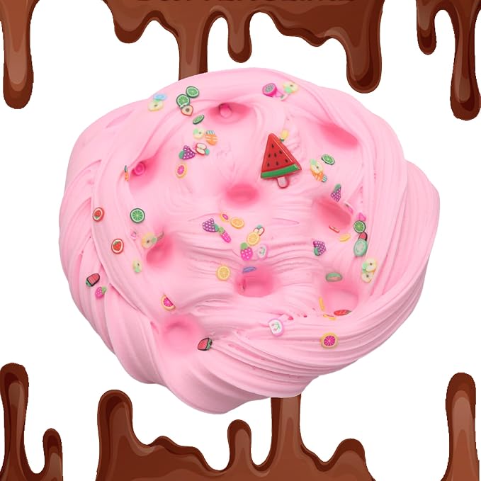 8 Pack Butter Slime Kit for Girls,Party Favors Stretchy and Non-Sticky, Stress Relief Toy for Boys,Soft DIY Slime for Kids