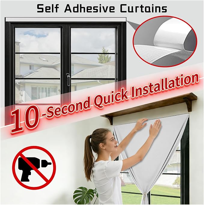 Peel & Stick Total 100% Blackout Shade