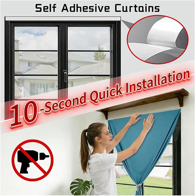 Removable 100% Blackout Shade
