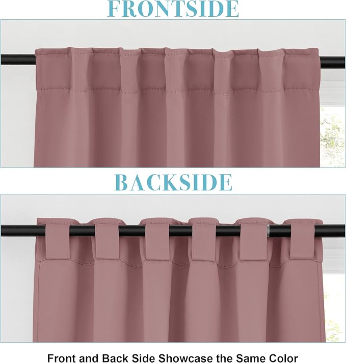 RYB HOME Small Window Curtains