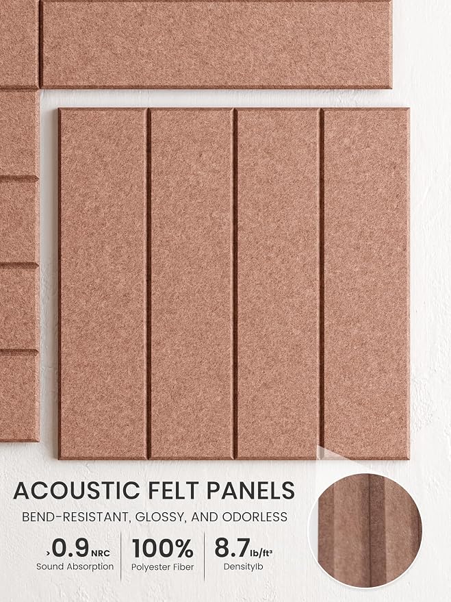 Bumusty Large Cork Board Alternative-36 x 24" Felt Bulletin Board Tiles