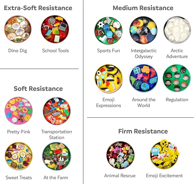 Fun & Function The Original Discovery Putty - Therapy Putty for Kids w/Hidden Farm Pieces - Sensory Putty/Play Putty - Kids Putty for Special Needs - at The Farm Putty Set for Kids