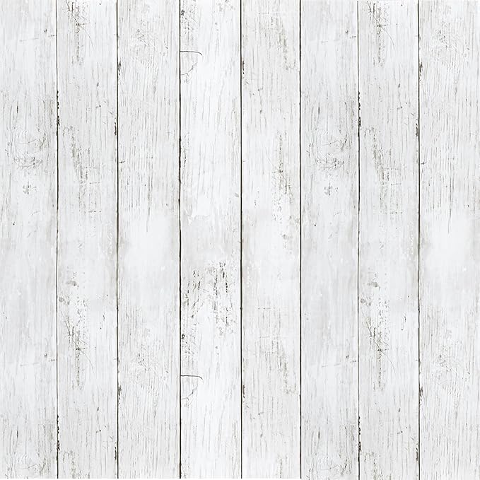 practicalWs 17.7''×393.7'' Wood Shiplap Peel and Stick Wallpaper, Self Adhesive