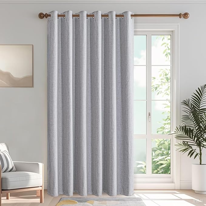 Blackout Curtains Customsize for Bedroom, 100% Black Out Curtains 1 Panel