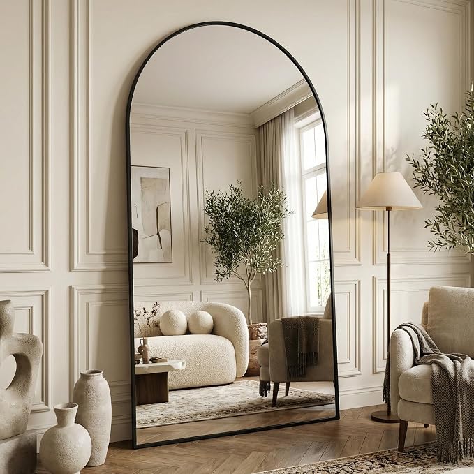 Suidia 86"x46" Arched Full Length Mirror