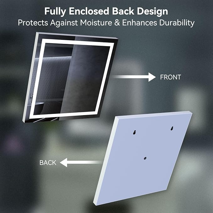 16×24 inches LED Bathroom Mirror, Bathroom Vanity Mirror