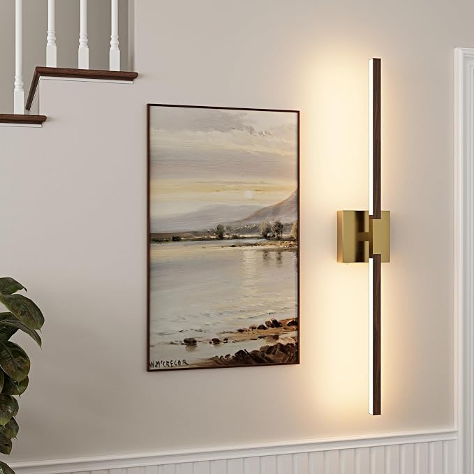 Rayogale 36 Inch Rechargeable Battery Operated Wall Sconce Set 2, 8000mAh