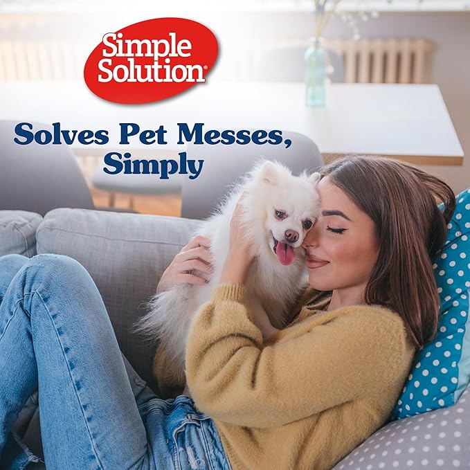 Simple Solution Disposable Dog Diapers for Female Dogs, Leak Proof Diaper for Dogs, Potty Training, XS Puppy Training, Incontinence, Diaper for Peeing, For Small Pets, 9-14 Inch Waist, 12 Count