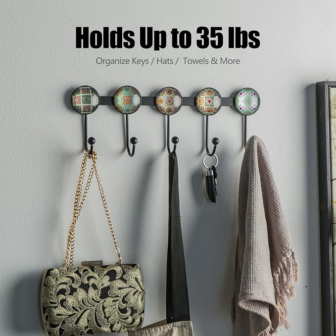 Boho Coat Rack Wall Mounted