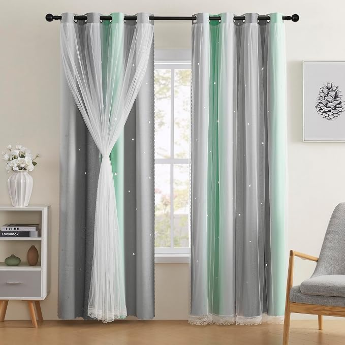 XiDi Blackout Curtains for Bedroom Decor