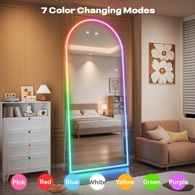 Hasipu Arch Full Length Mirror 95 x 40 in