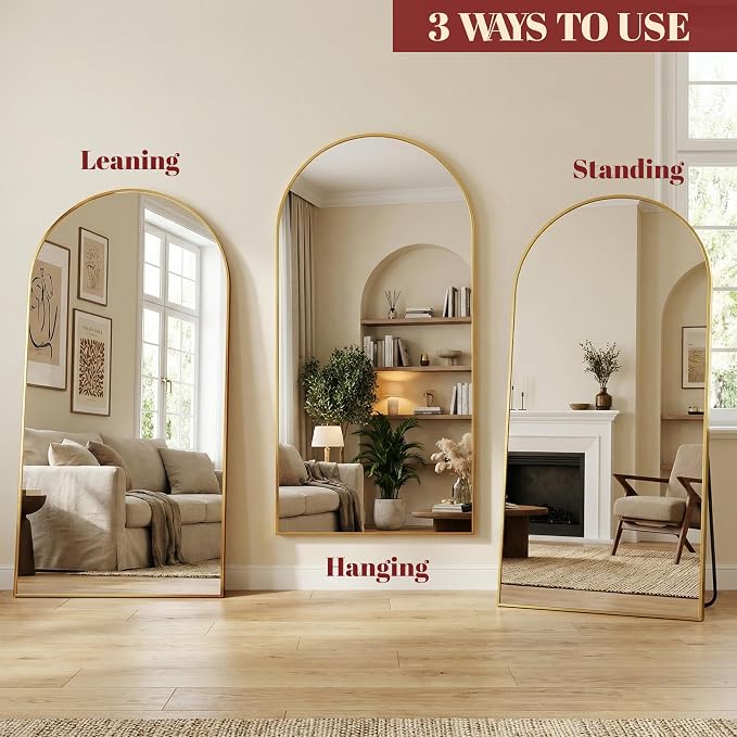 Suidia 71"x32" Arched Full Length Mirror