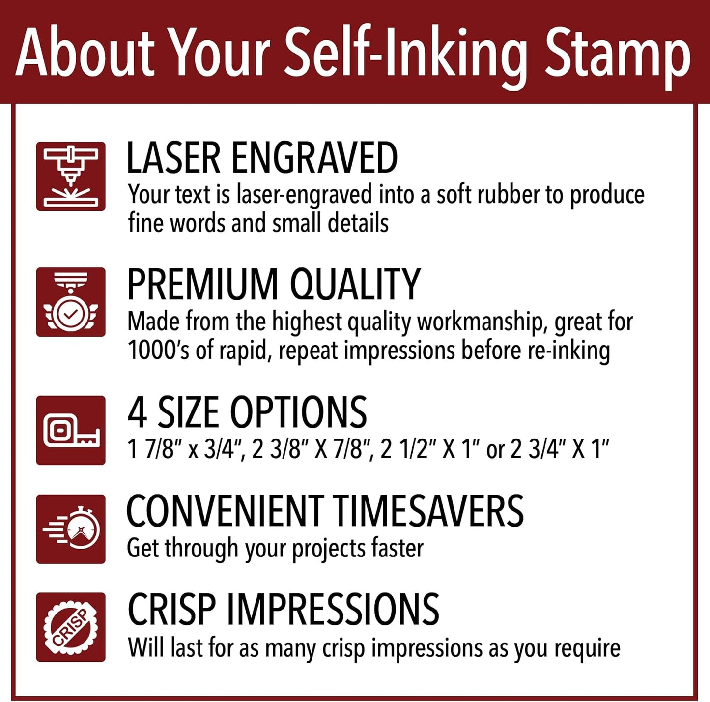 Shred Office Stamp | 4 Different Sizes | 20 Designs | Multiple Color Options | Perfect for Quick Validation of Office Documents (Shred, Xtra Wide)