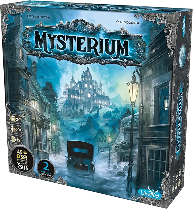 Mysterium Board Game (2025 Refresh) | Cooperative Psychic Mystery Game, Updated Components & New Cards for Family Kids & Adults, Ages 10+, 3-7 Players, 45 Mins