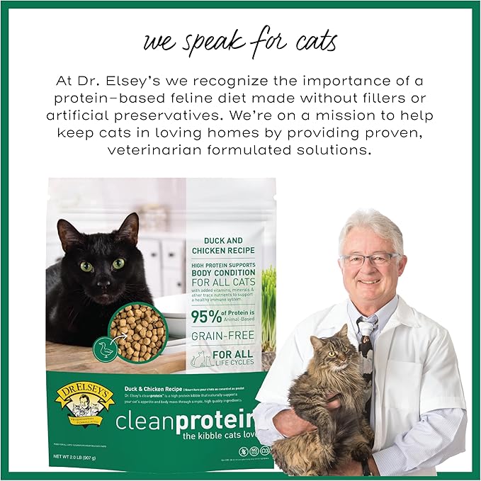 Dr. Elsey's cleanprotein Dry Kibble Duck 6.6 lb Bag