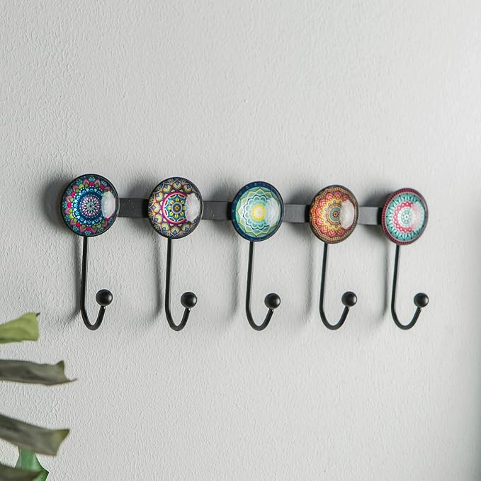 Boho Coat Rack Wall Mounted