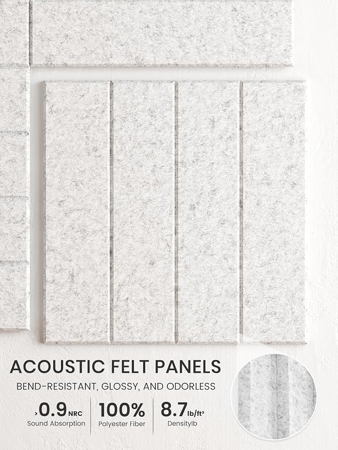 Bumusty Large Cork Board Alternative-36 x 24" Felt Bulletin Board Tiles