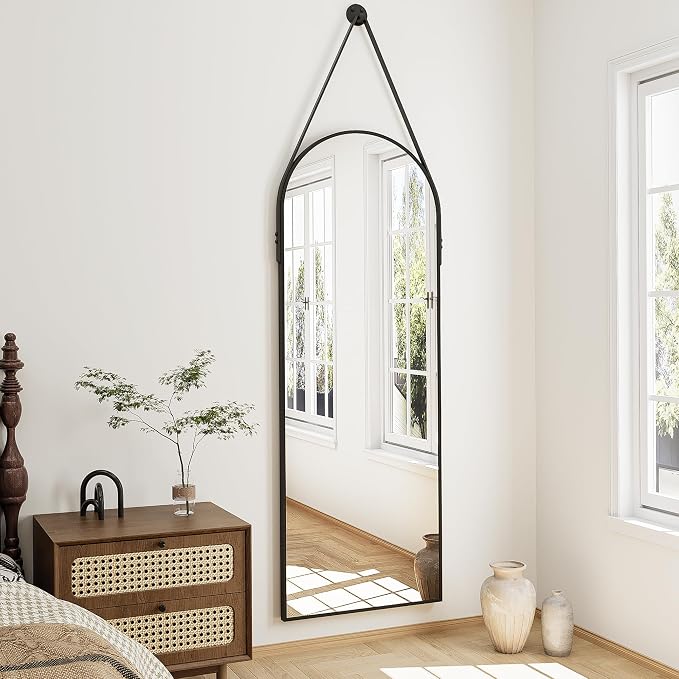 Full Length Mirror, Arched Wall Mounted Mirror, Wall Mirrors Full Length