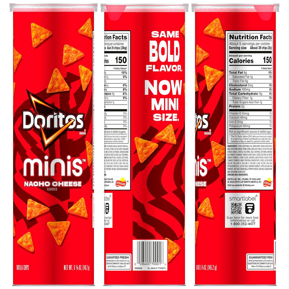 Doritos, Mini Nacho Cheese, 5.12 Ounce