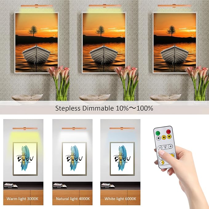 MIOBLUE LED Picture Light Battery Operated