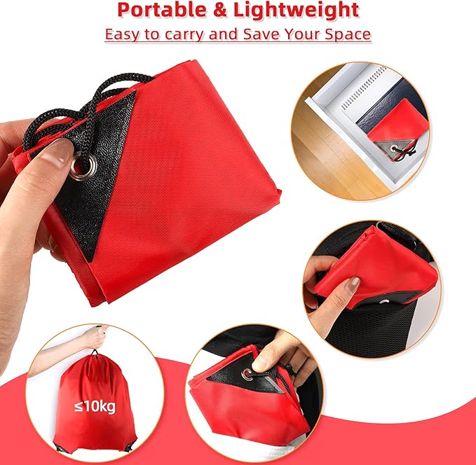 GoodtoU Drawstring Bags Bulk, 100 Pcs Cinch Bag Gym Sackpack Drawstring Backpack for Women & Men, Red