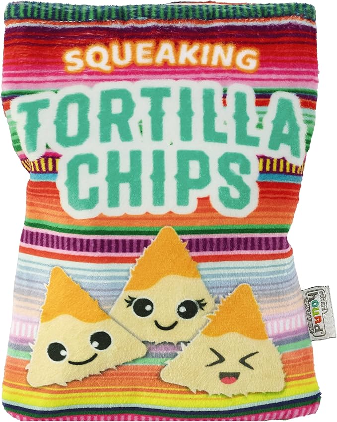Outward Hound Snack Bag Tortilla Chips Puzzle Squeaky Dog Toys