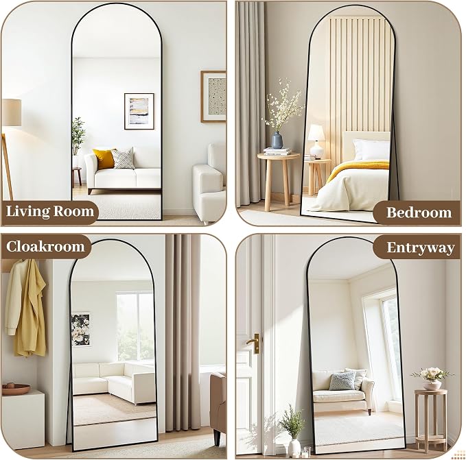 Suidia 72"x44" Arched Full Length Mirror