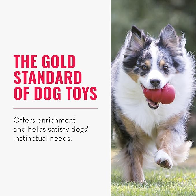 KONG Classic Stuffable Dog Toy - Fetch & Chew Toy for Dogs - Treat-Filling Capabilities & Erratic Bounce for Extended Play Time - Durable Natural Rubber Material - for Extra Large Dogs